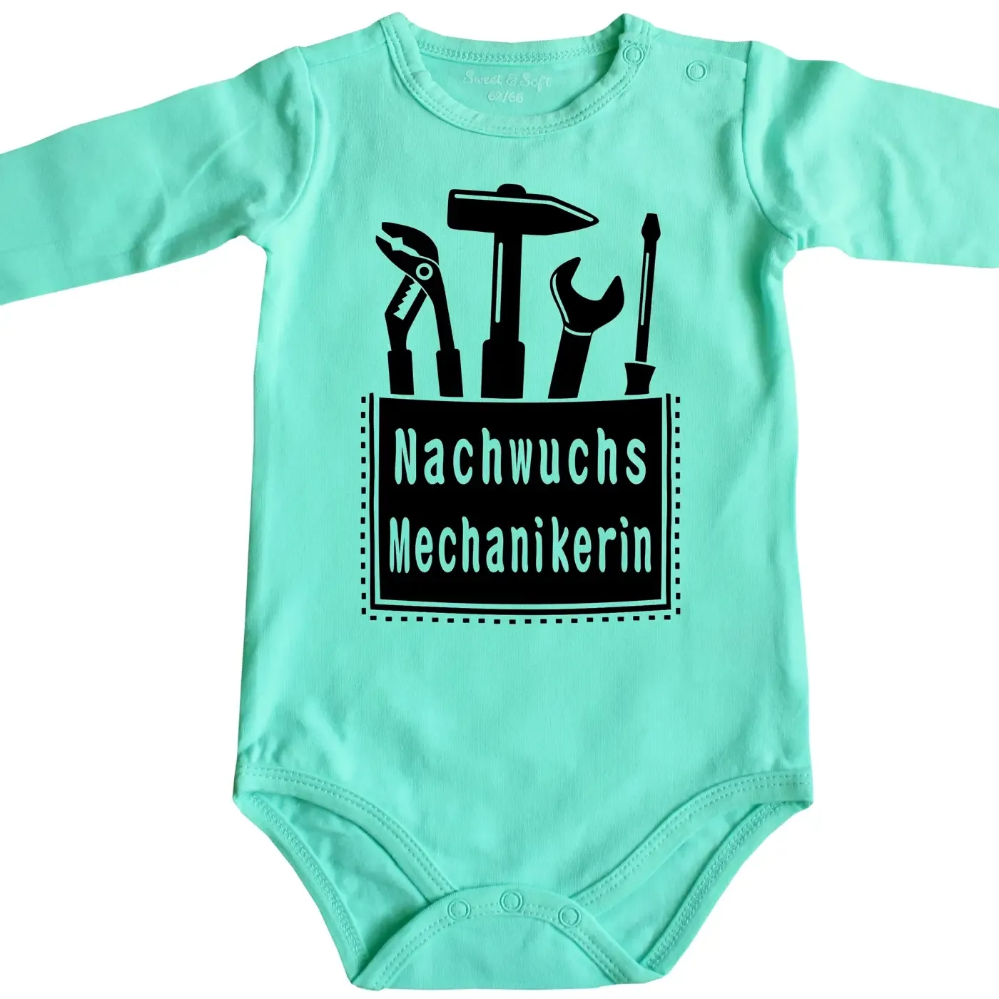 Baby-Body mit Aufdruck Elektriker