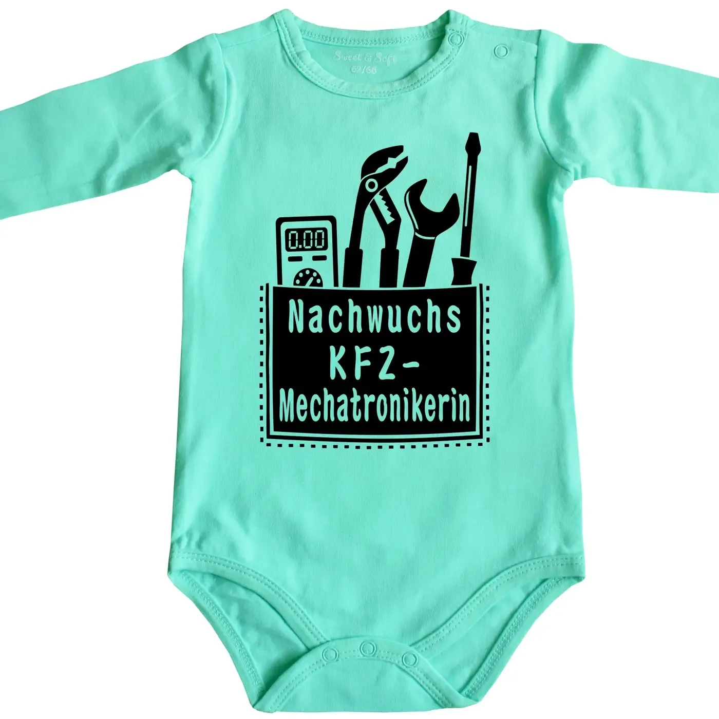 Baby-Body mit Aufdruck Friseurin