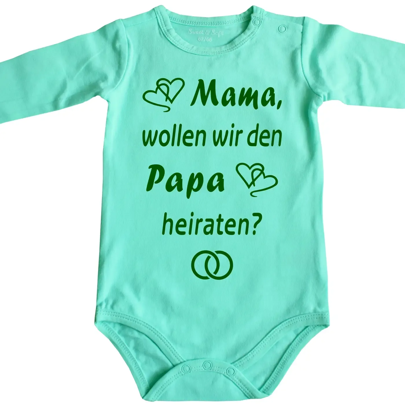 Baby-Body mit Aufdruck Heiratsantrag