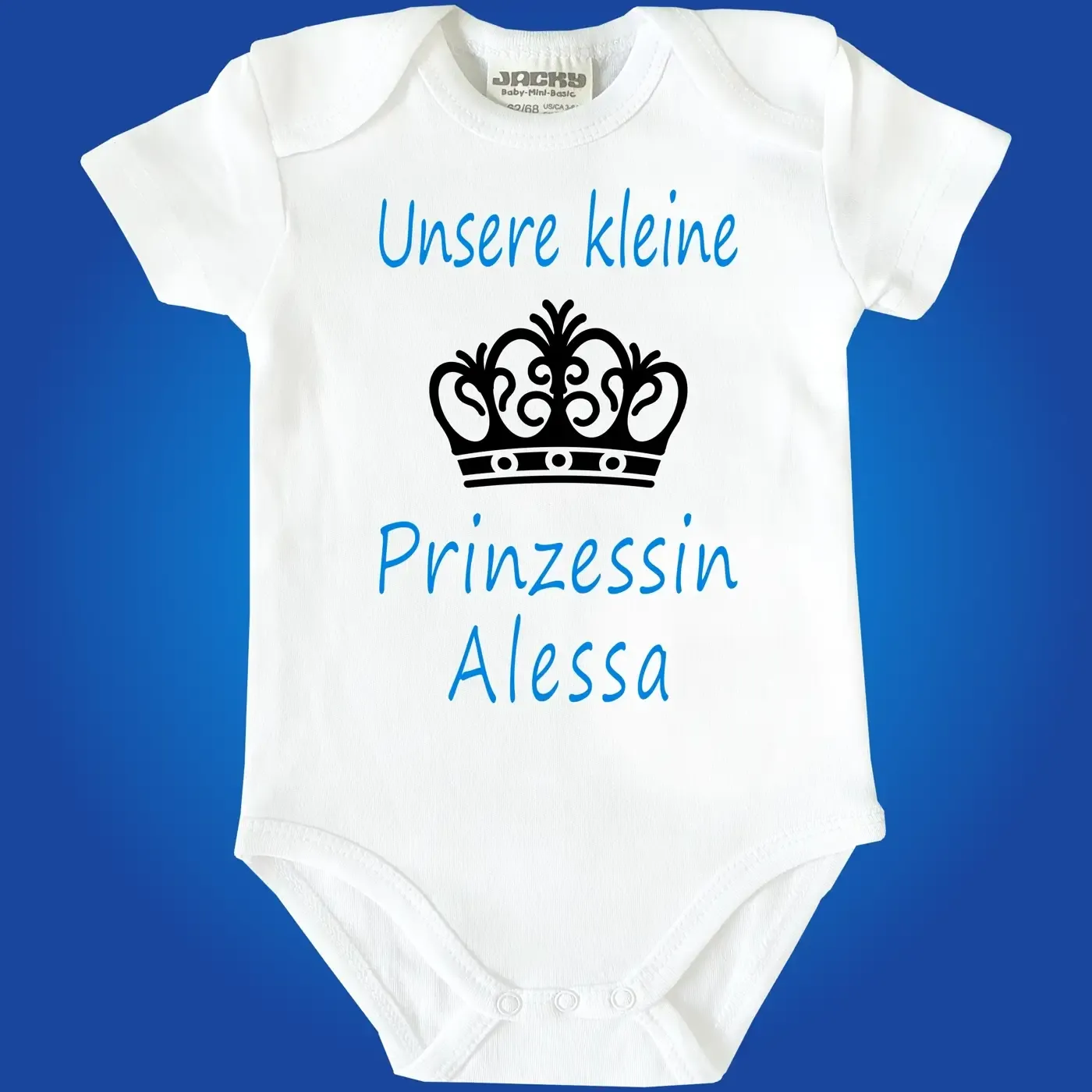 Babybody Krone Motiv Prinz