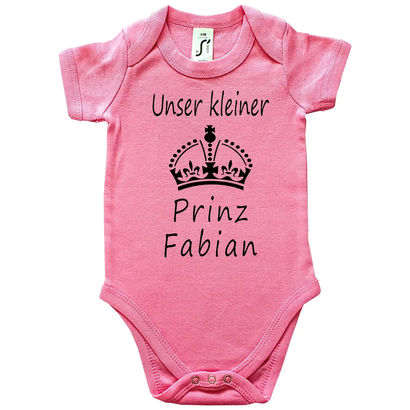 Baby-Body „Unsere kleine Prinzessin“ mit Krone