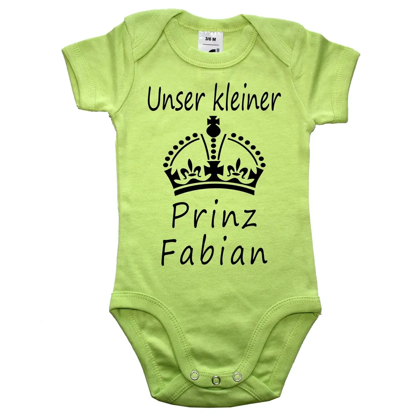 Baby-Body mit Druck Prinzessin und Krone