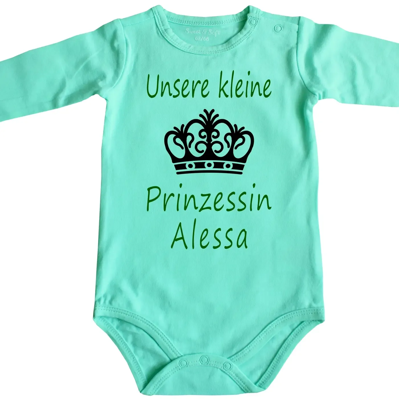 Baby-Body Prinzessin Design mit Krone