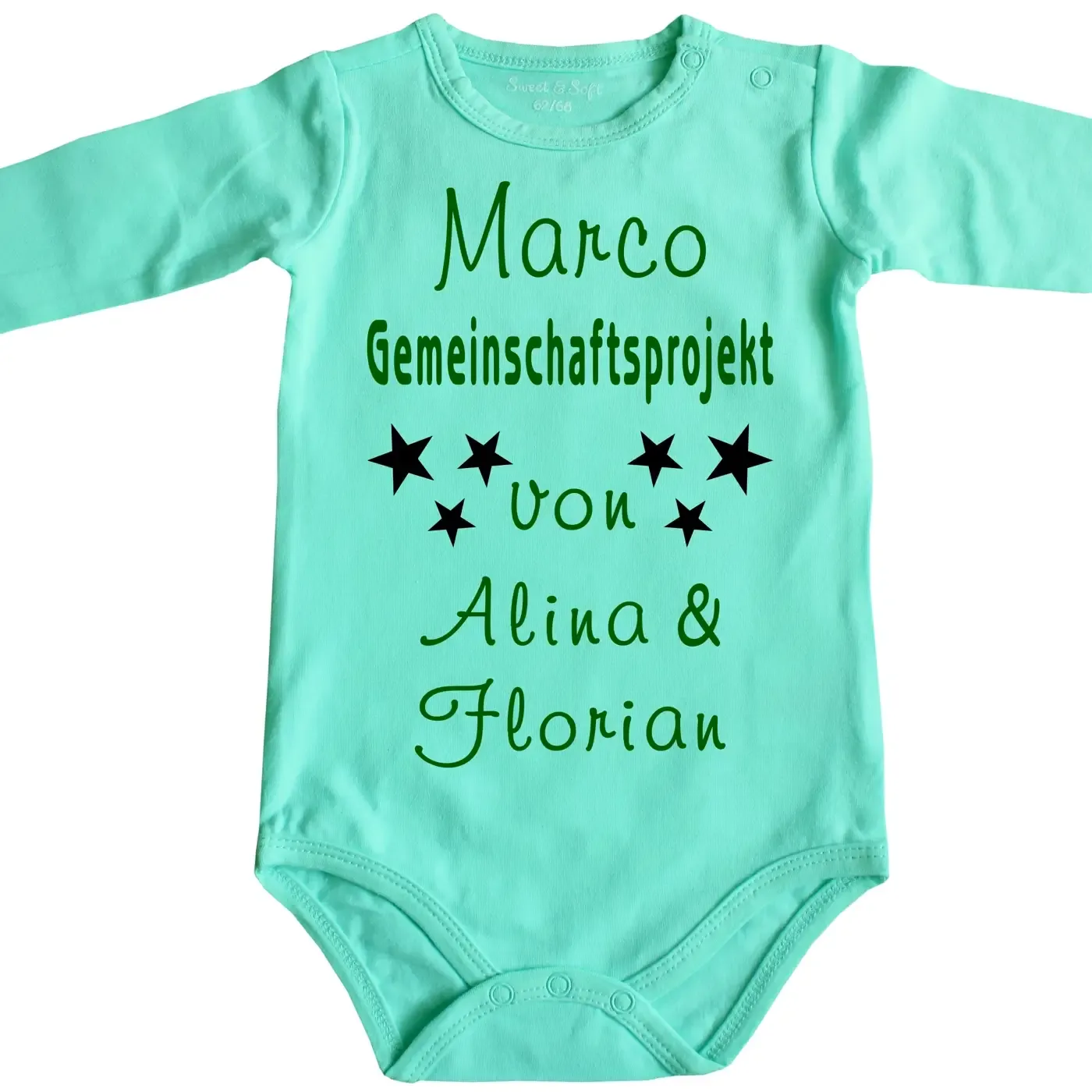 Babybody mit Aufdruck Projekt