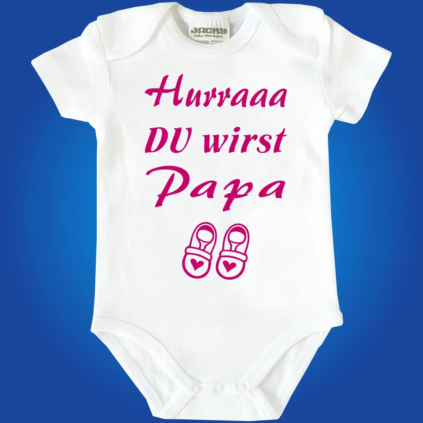 Babybody „Hurraaa, du wirst Opa“ mit wählbarer Textfarbe