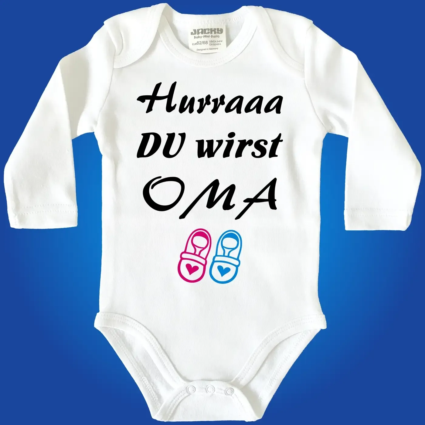 Baby-Body mit Druck - Du wirst Oma