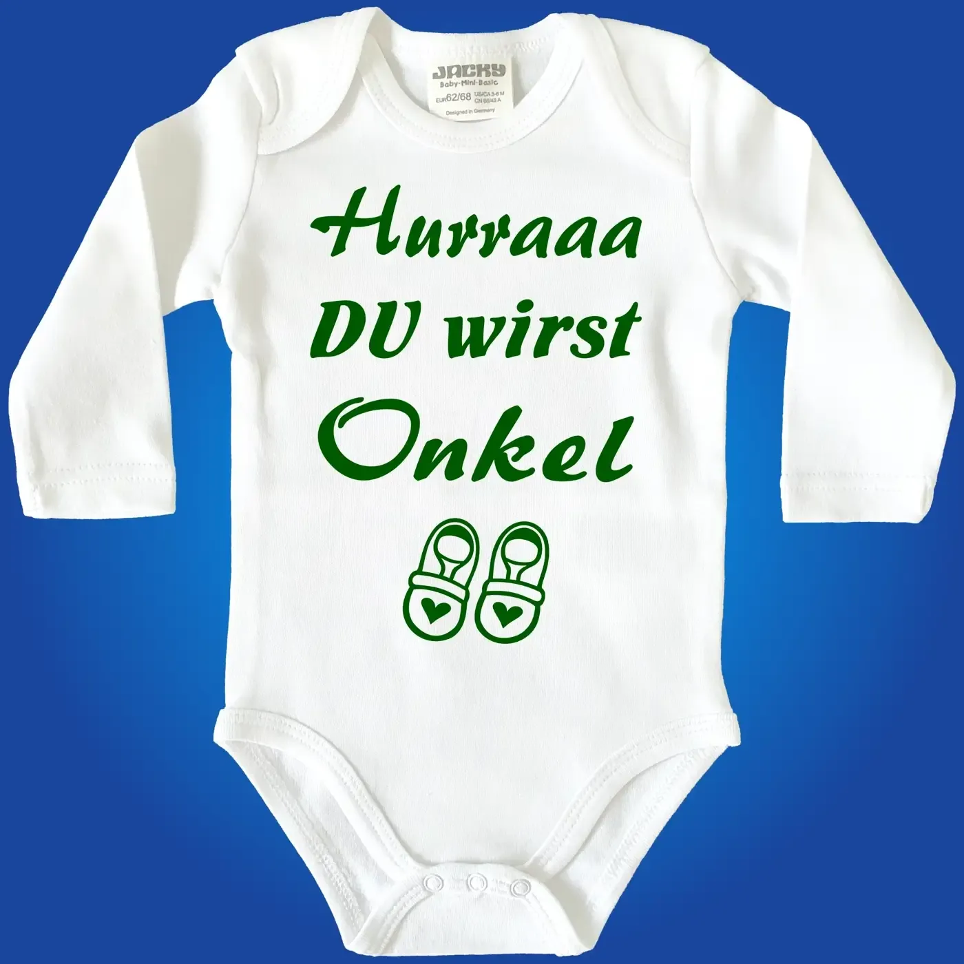 Baby-Body mit Druck - Du wirst Onkel