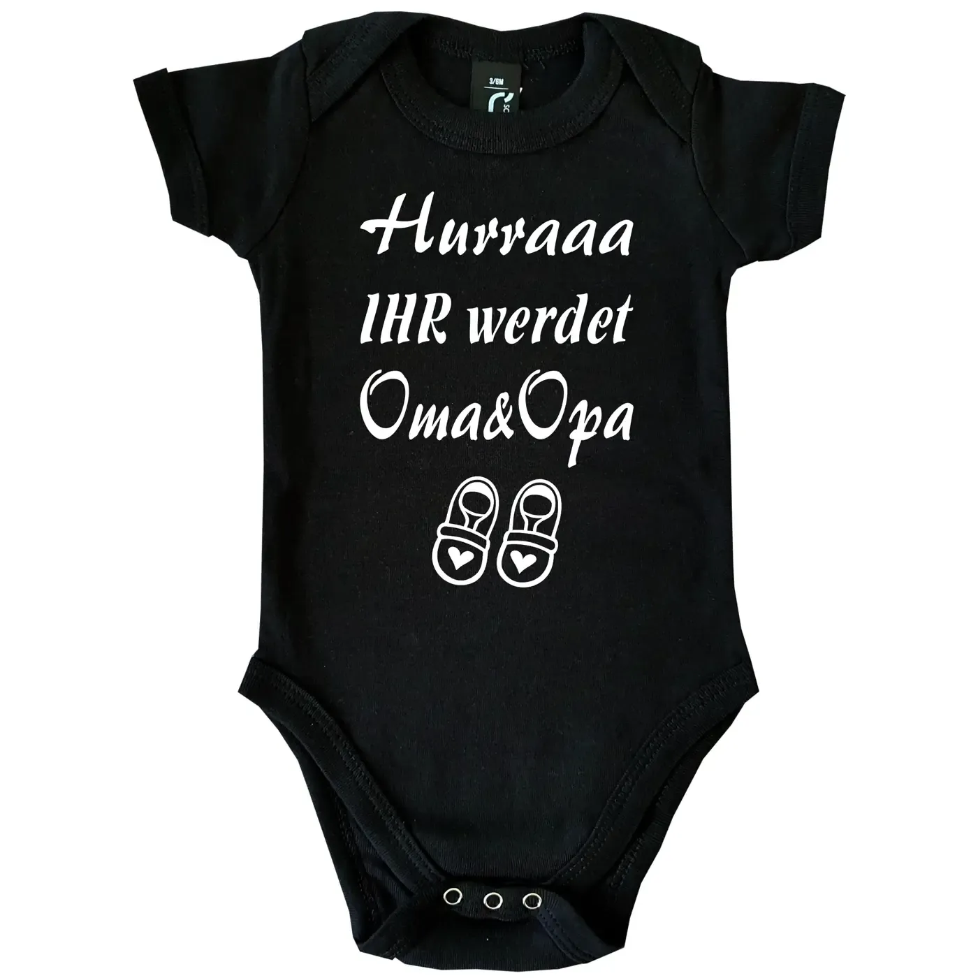 Farblicher Baby Body Babyschuh Design