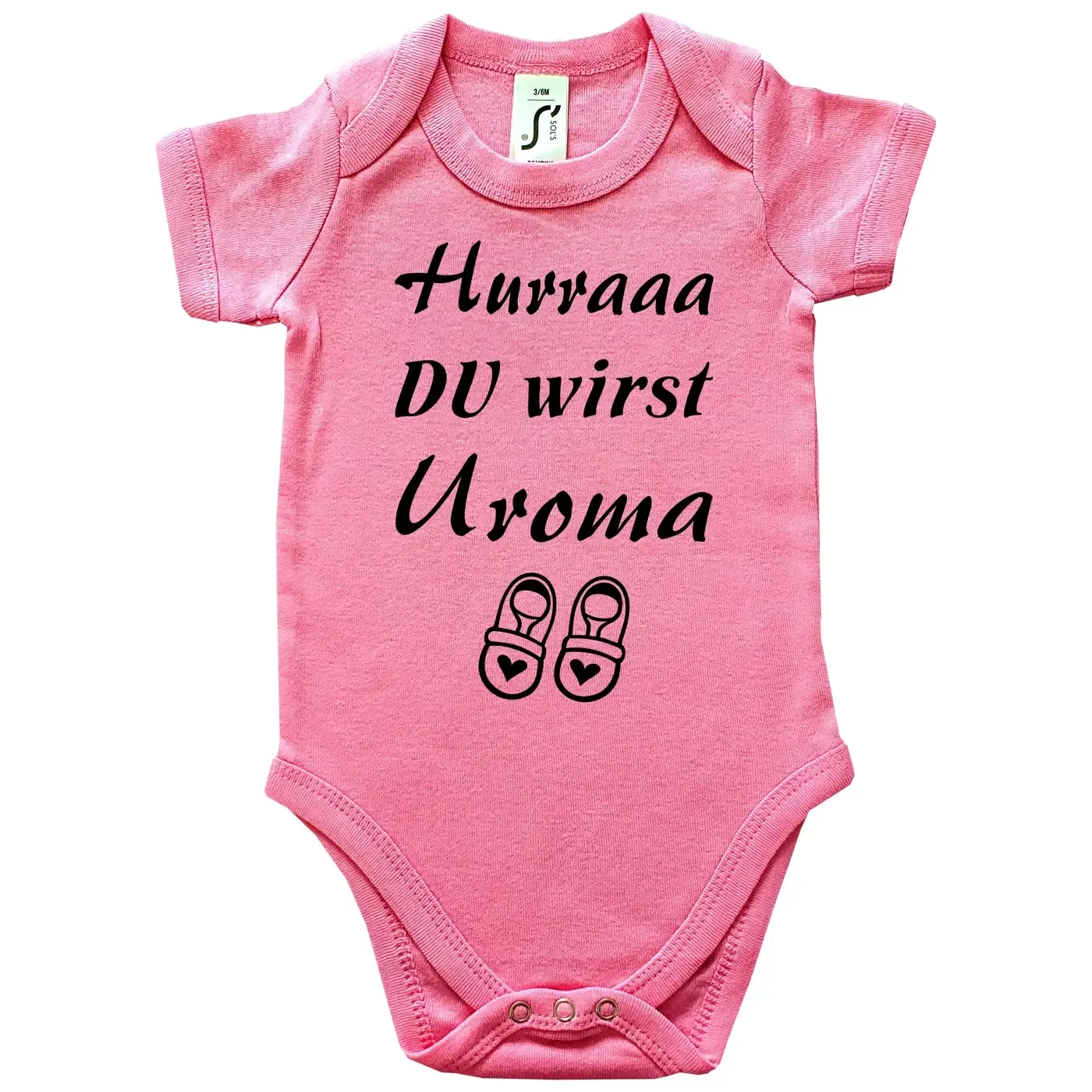 Babybody mit Familienspruch