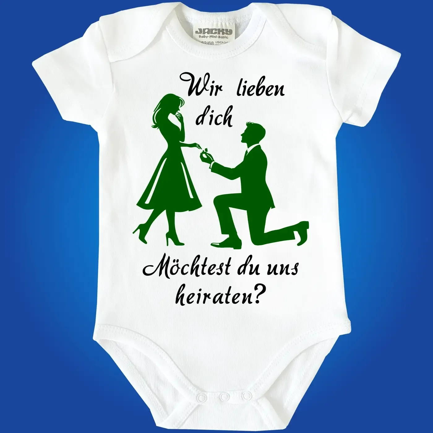 Baby-Body mit Druck Heiraten