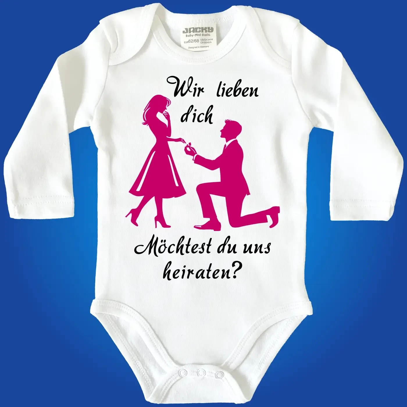 Baby-Body mit Druck Antrag