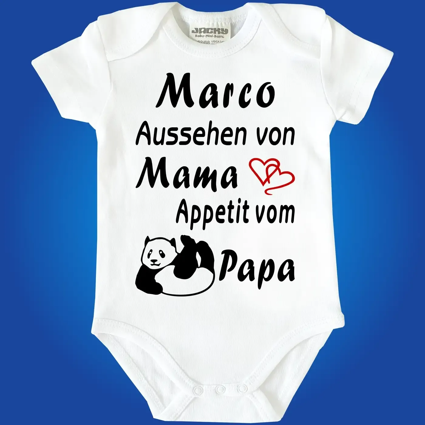 Baby-Body mit lustigem Spruch