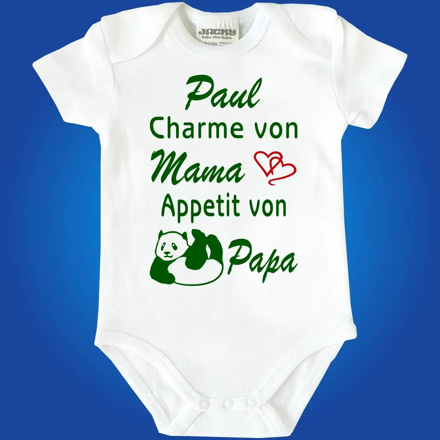 Babybody Appetit von Papa Spruch