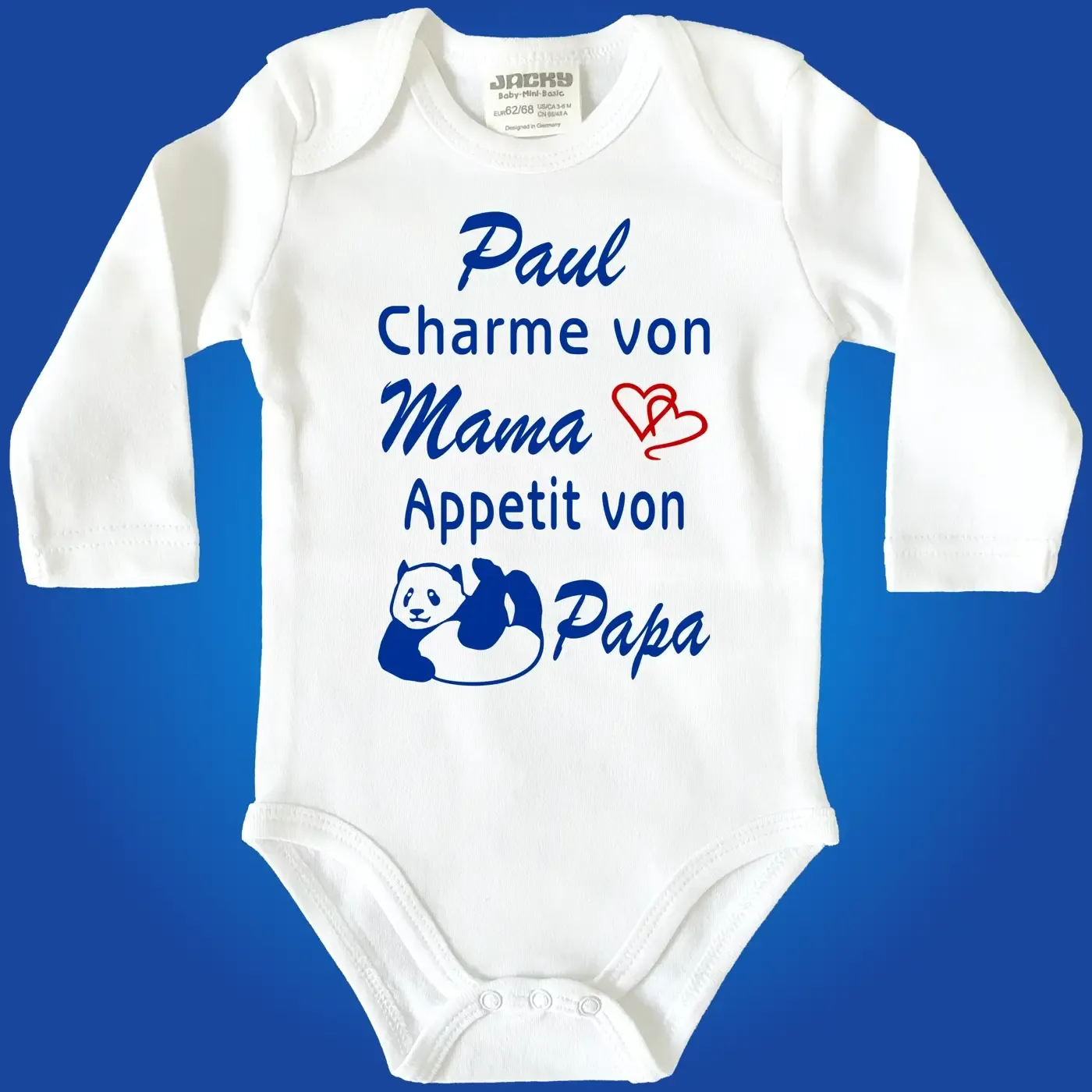 Babybody „Charme von Mama – Appetit von Papa“