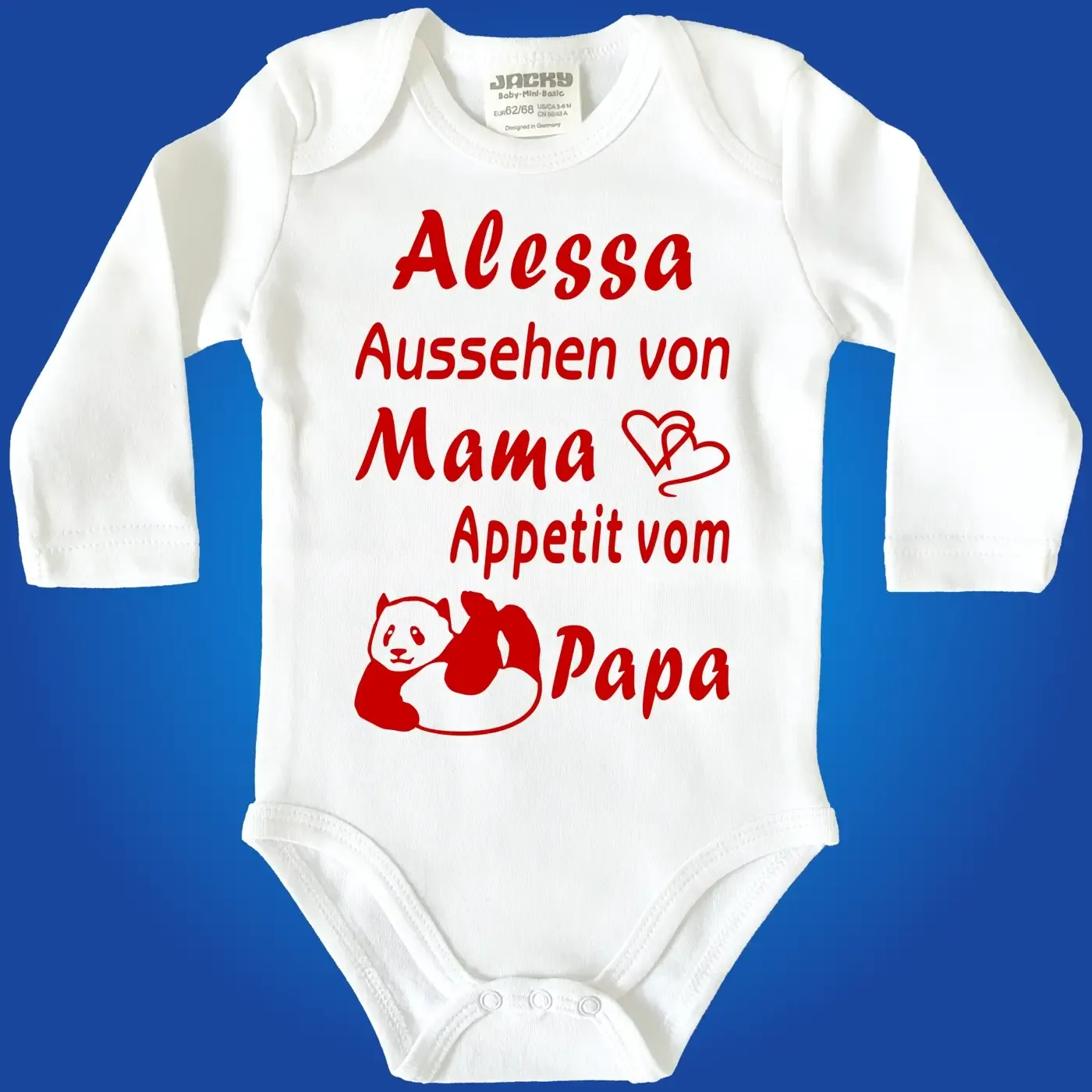 Baby-Body mit witzigem Spruch