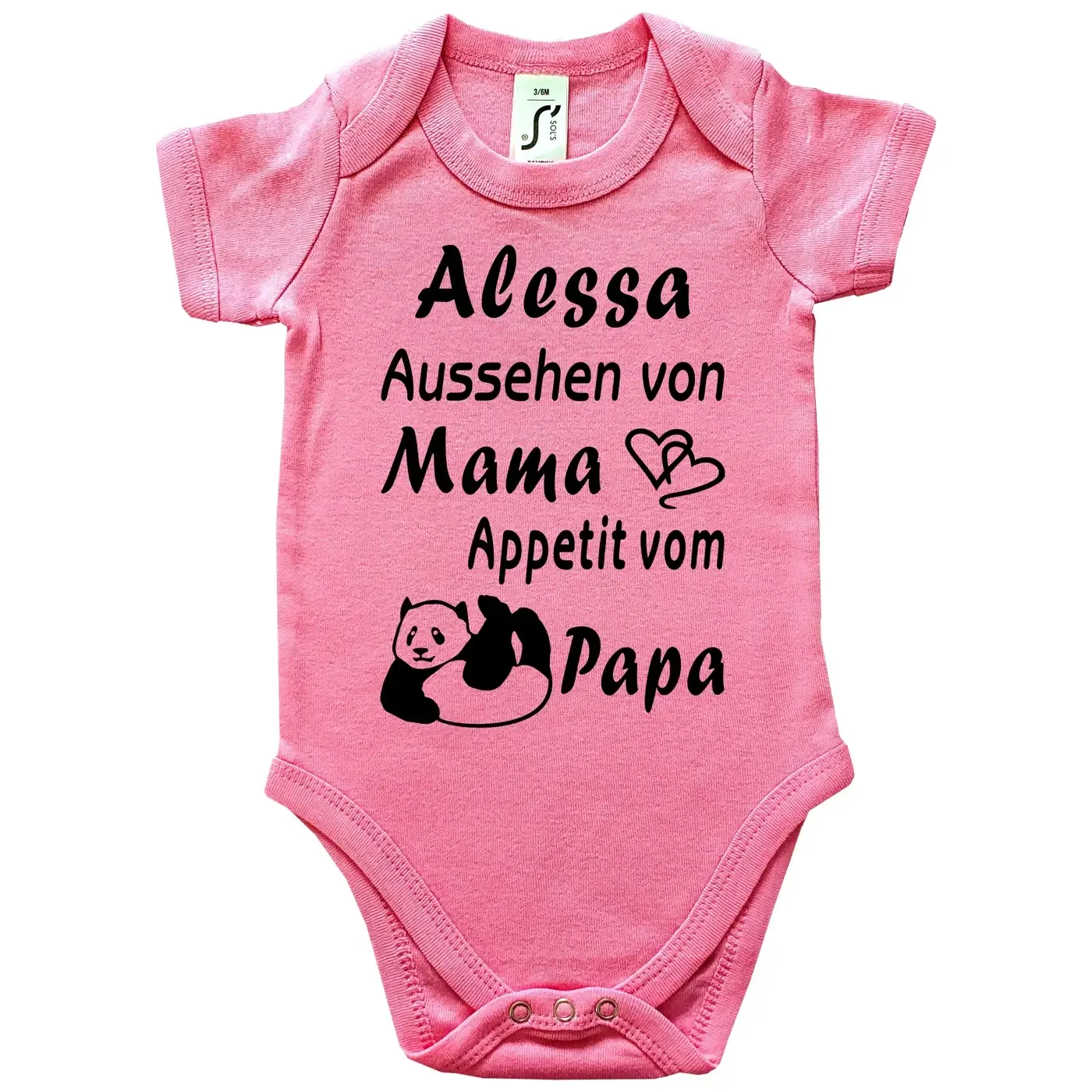 Baby-Body mit Druck Appetit von Papa