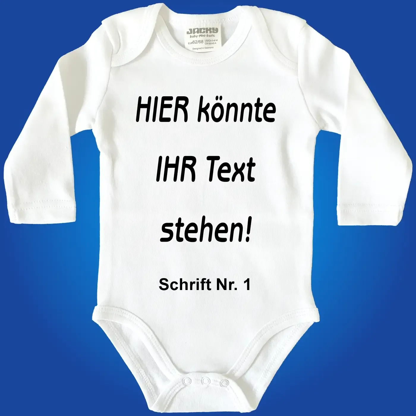 Baby-Body mit freier Textwahl - Personalisiert