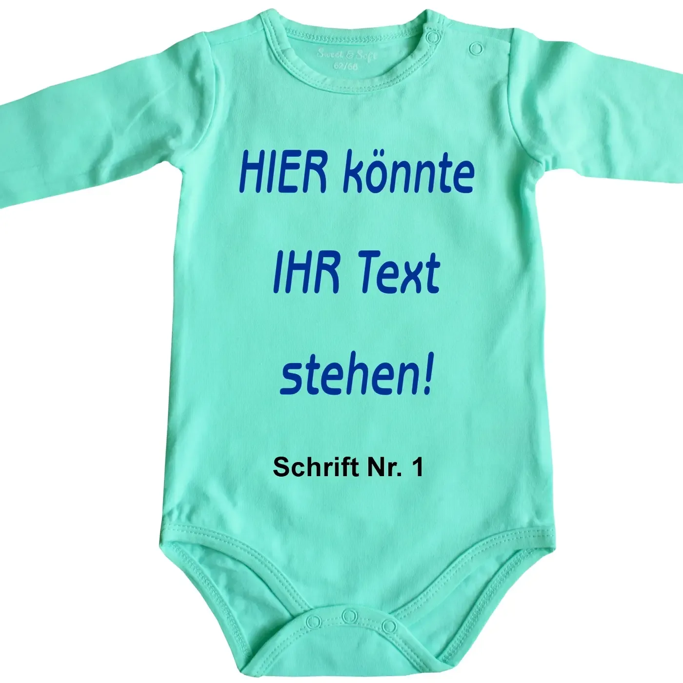 Baby-Body mit freier Textwahl - Personalisiert