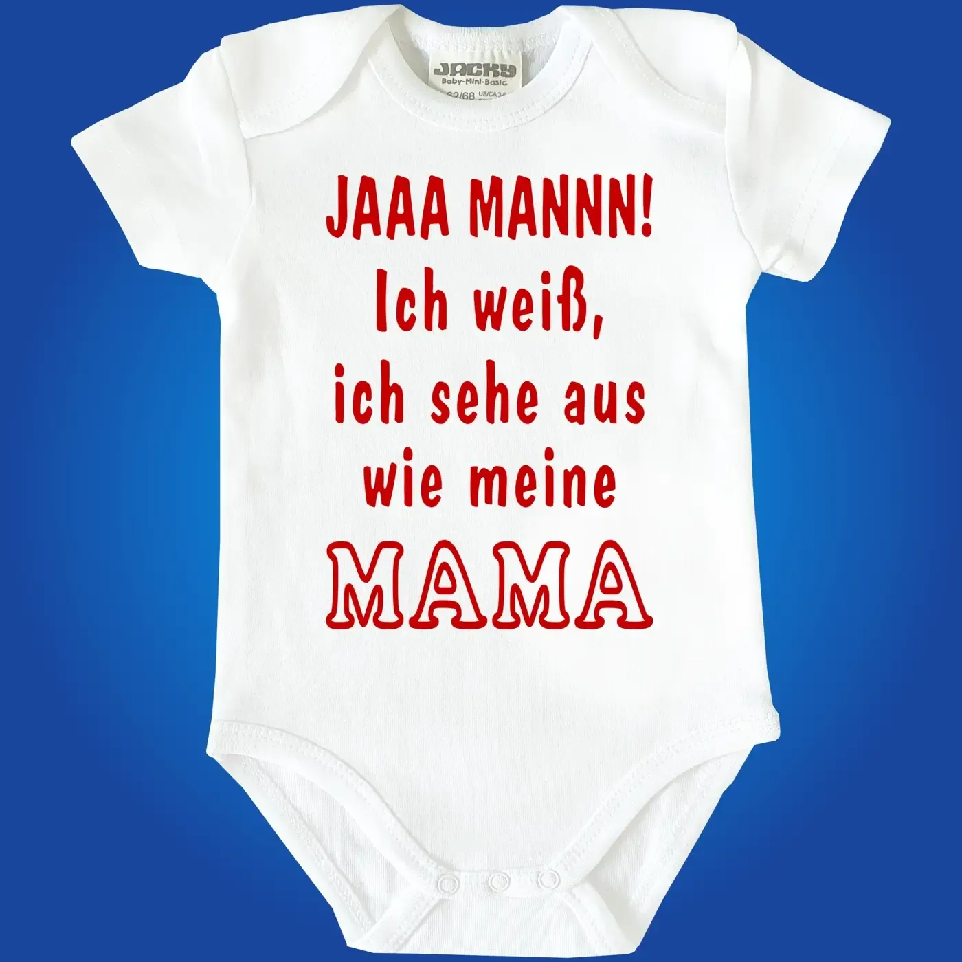 Babybody mit coolen Spruch für Mini‑Mama