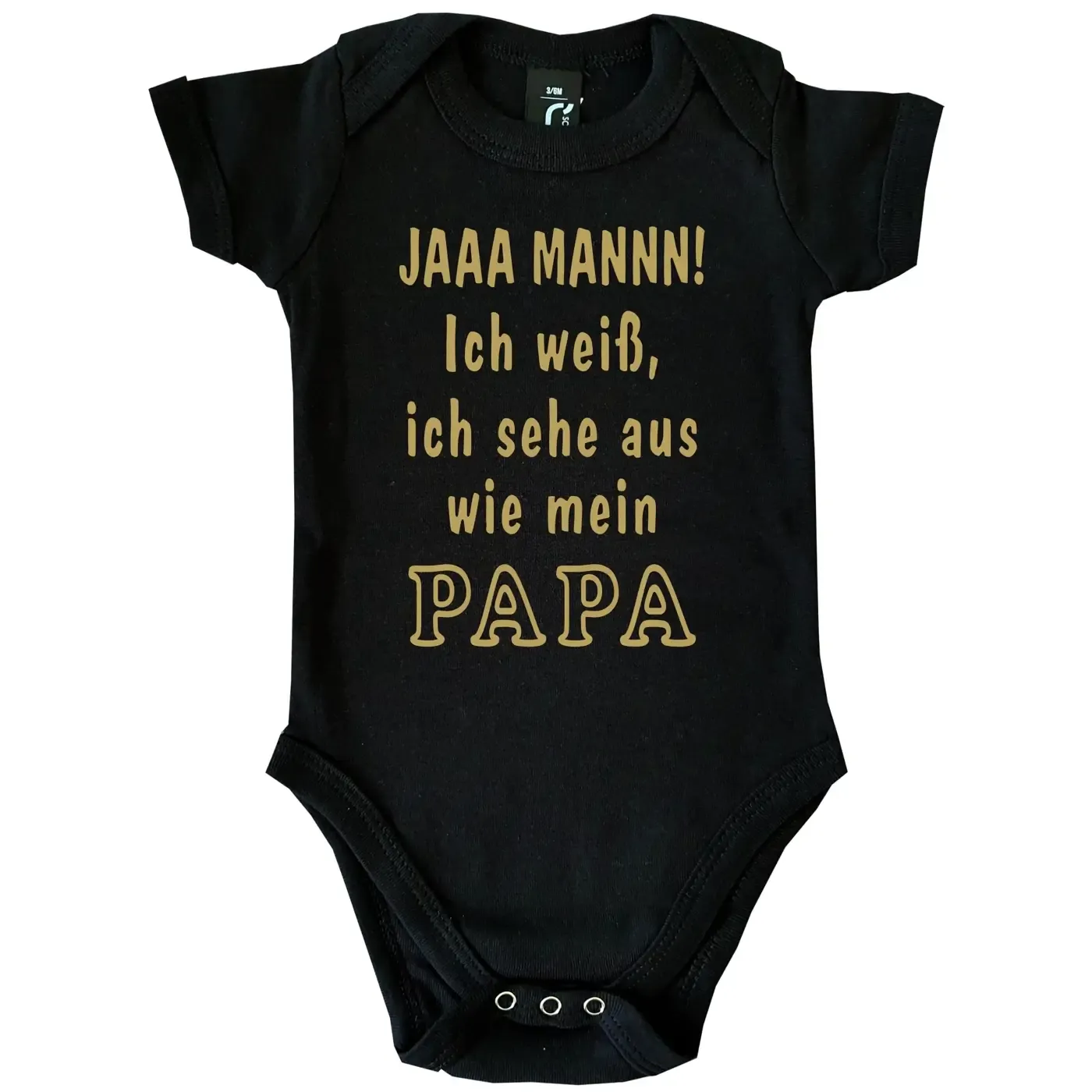 Baby‑Body mit Fun‑Motiv „Ich sehe aus wie Mama“