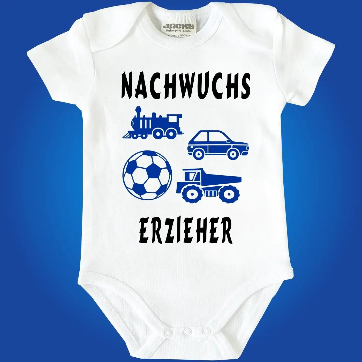 Baby-Body für Kita‑Mitarbeiter mit lustigem Nachwuchs‑Spruch