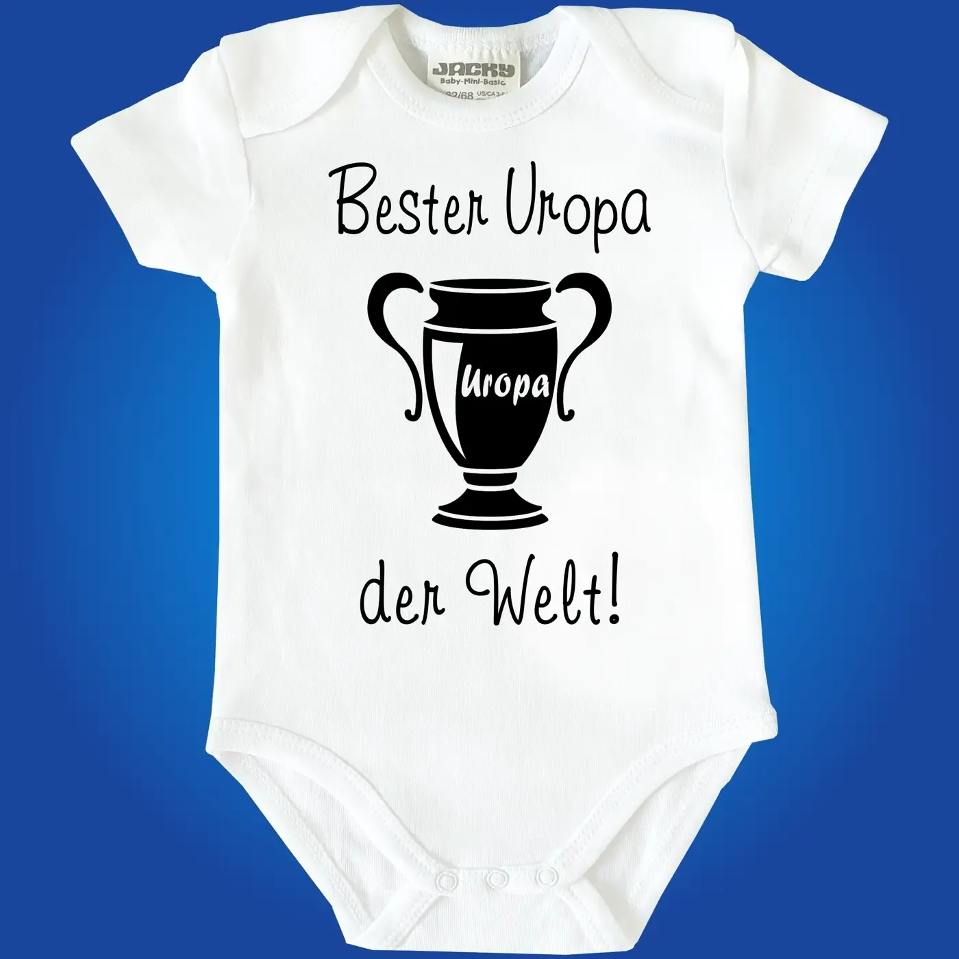 Baby‑Body „Bester Opa der Welt“ mit Pokal