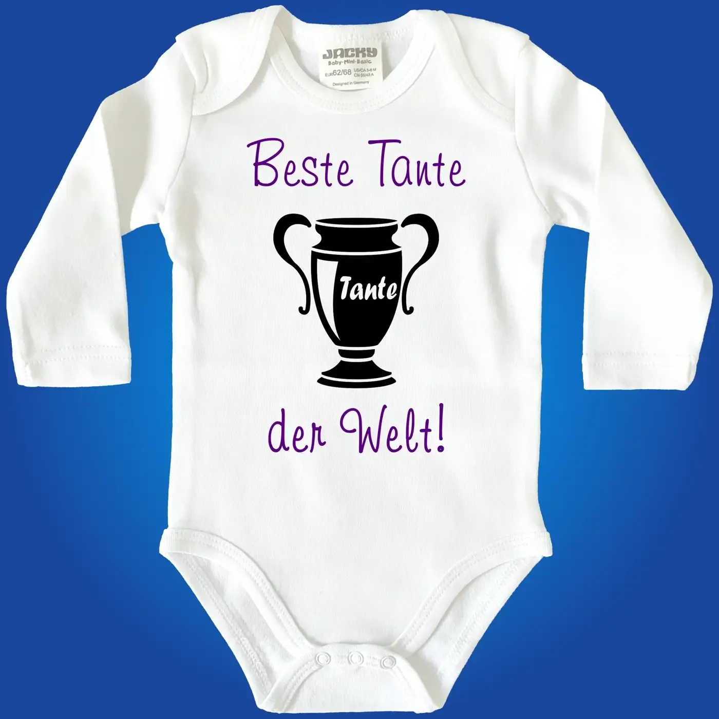 Babybody „Beste Oma der Welt“ mit Pokal Grafik