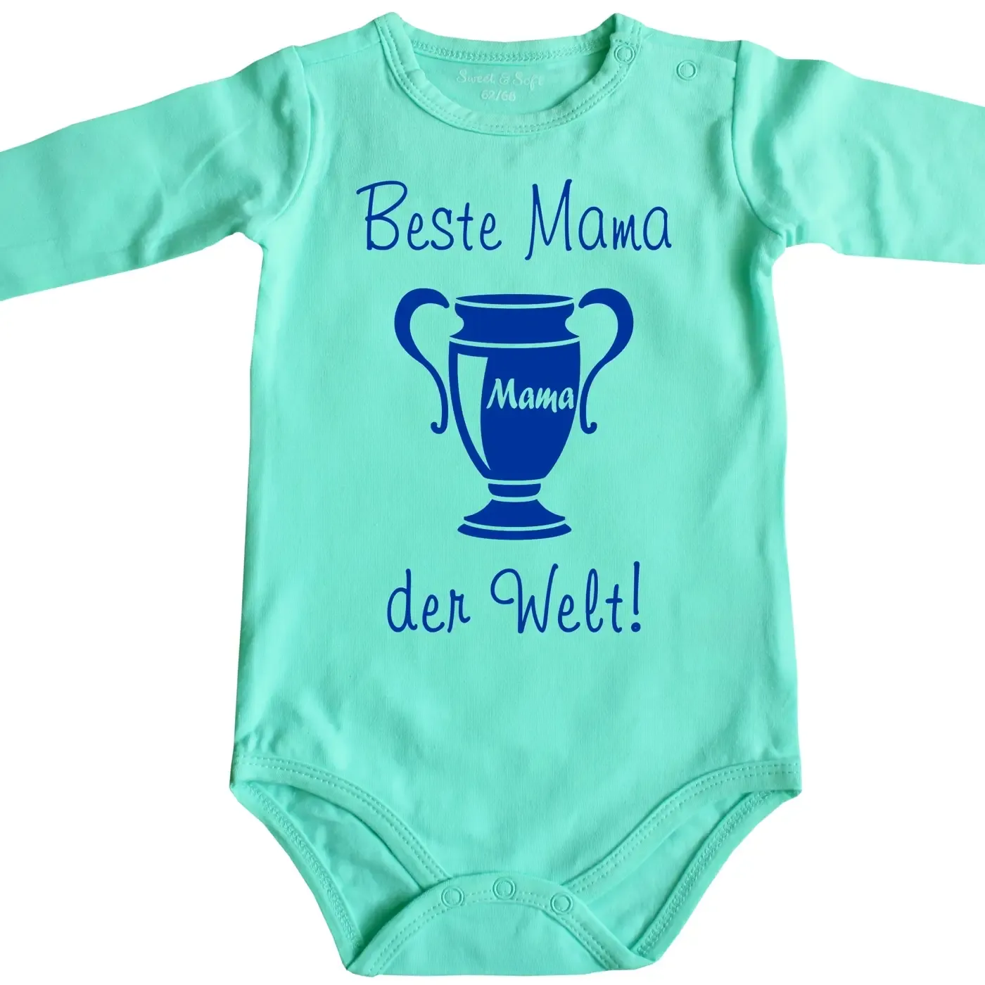 Baby‑Body „Bester Opa der Welt“ mit Pokal
