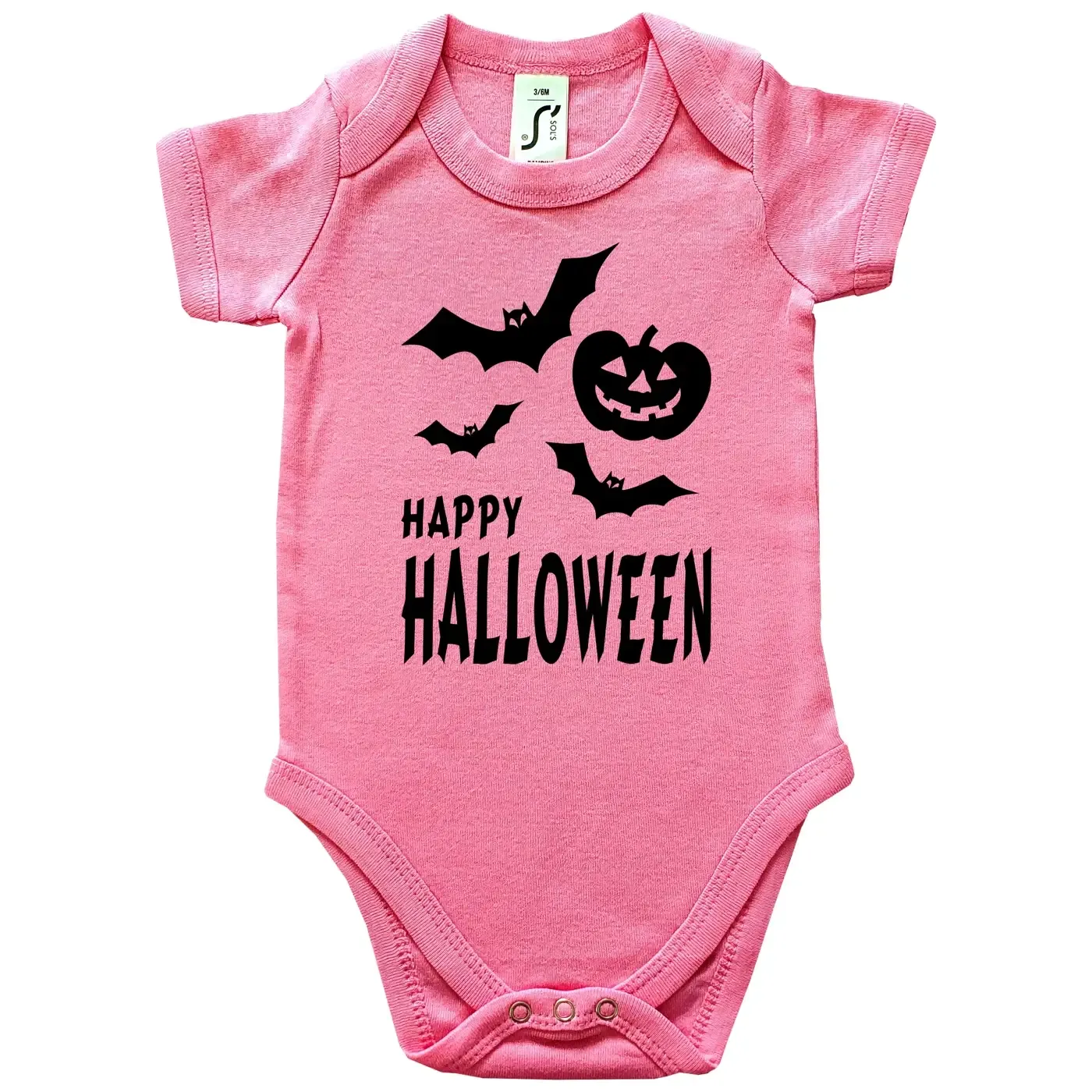 Baby-Body zu Halloween mit Fledermäuse