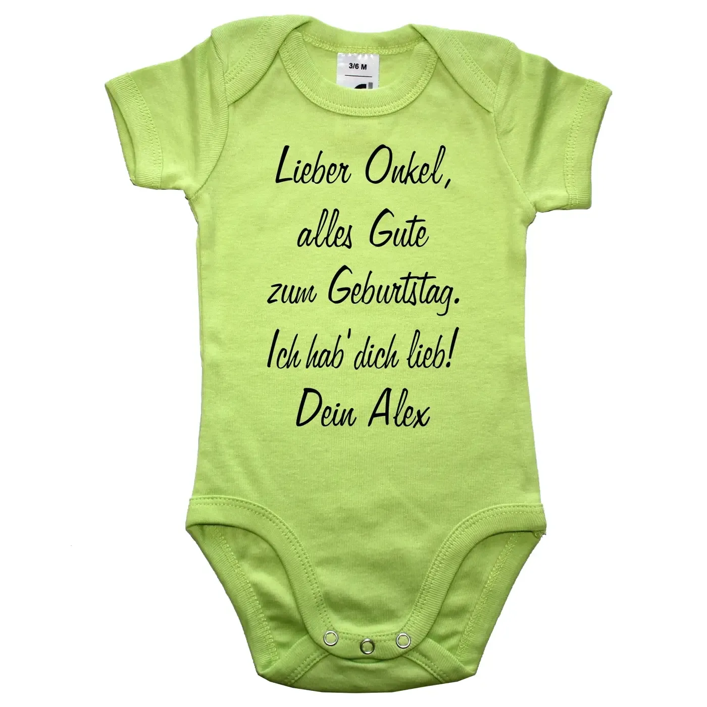 Babybody zum Geburtstag für Papa