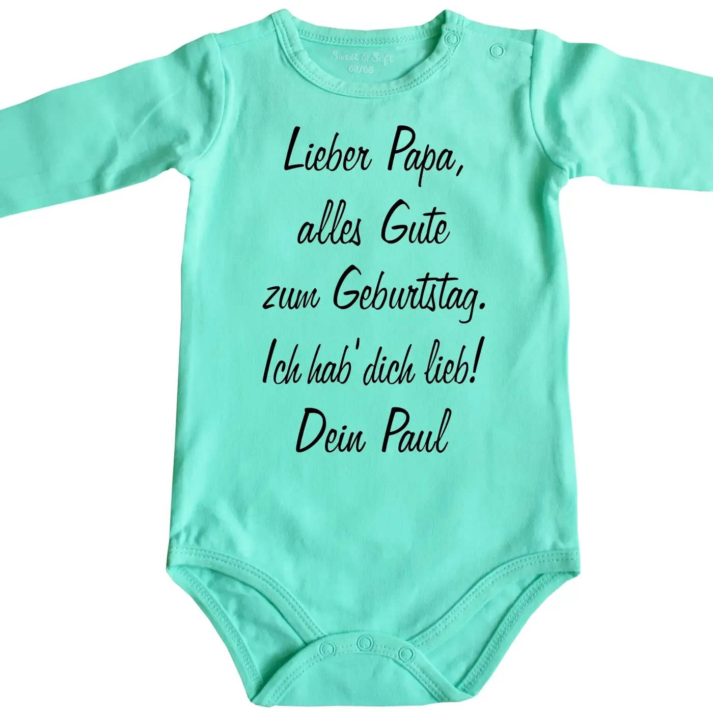 Baby-Body zum Geburtstag für Papa