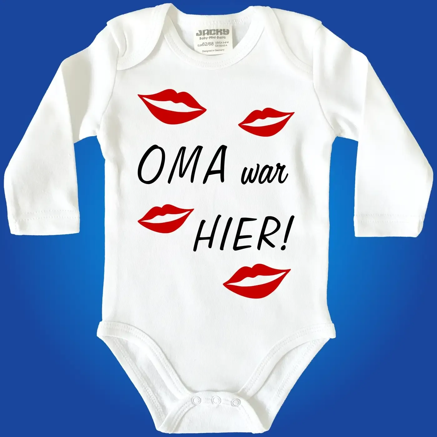 Baby-Body mit Druck Oma war hier