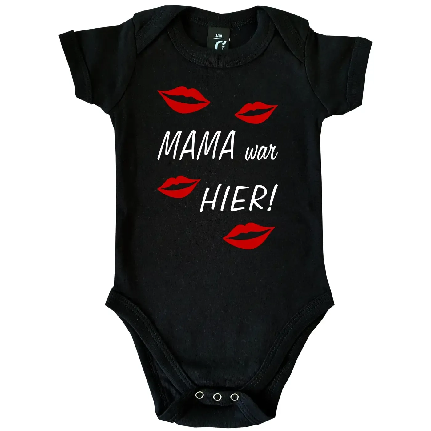 Babybody Kussmund Body für Mädchen und Jungen