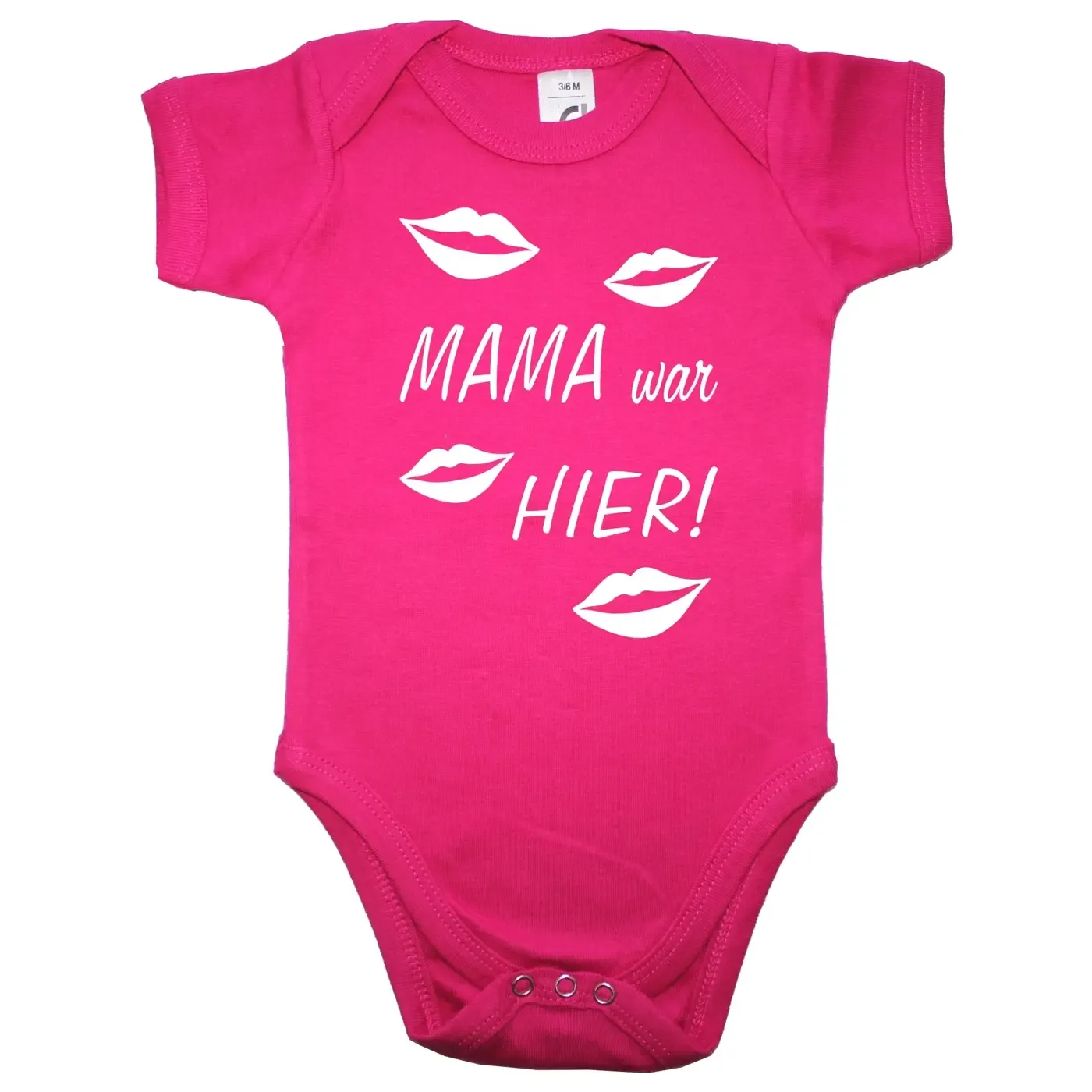 Babybody Oma war hier Kussmund Body