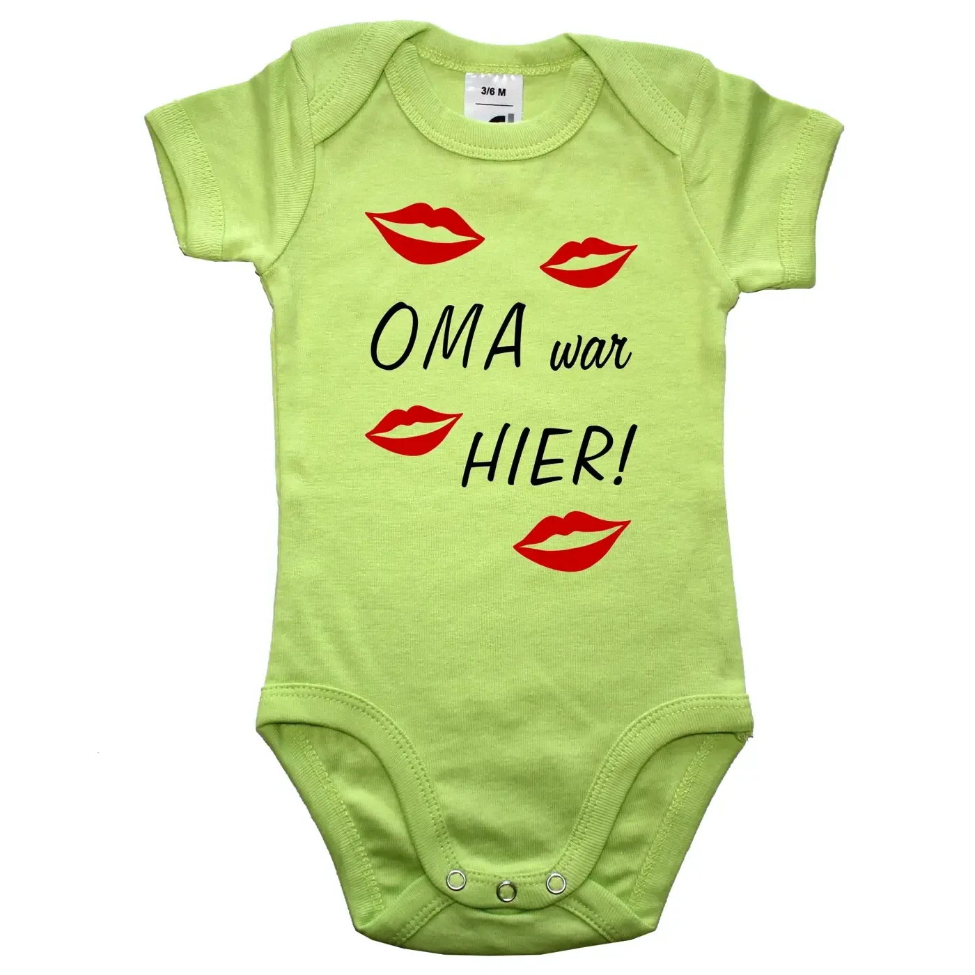 Babybody humorvolles Kuss Design