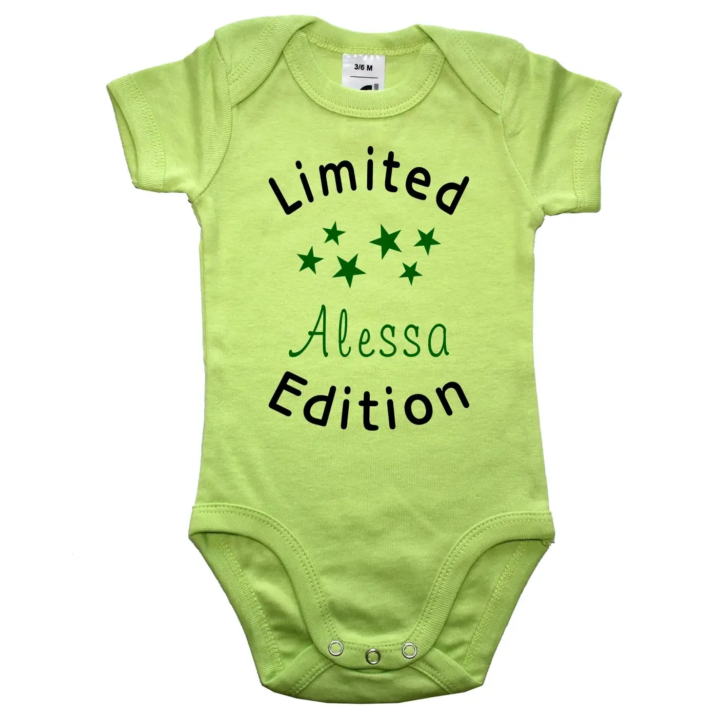 Babybody personalisiertes Sternenmotiv