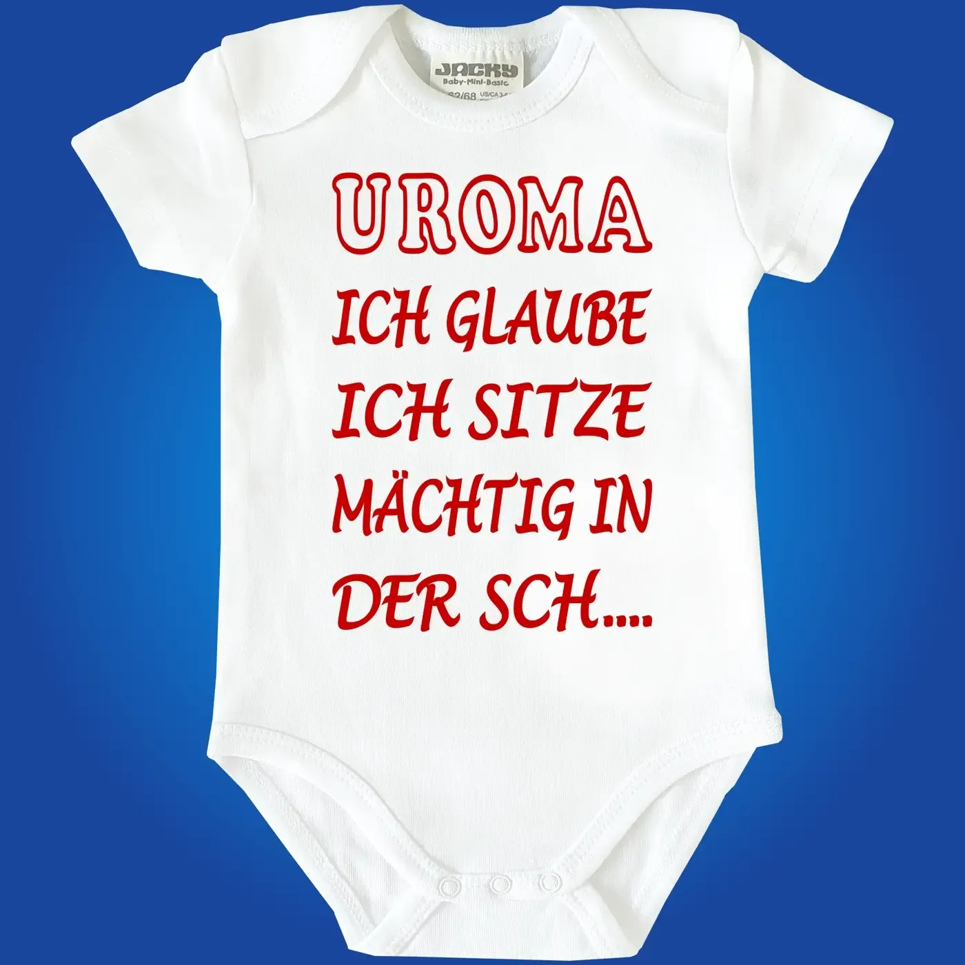 Baby‑Body mit frechem Text für Oma oder Opa