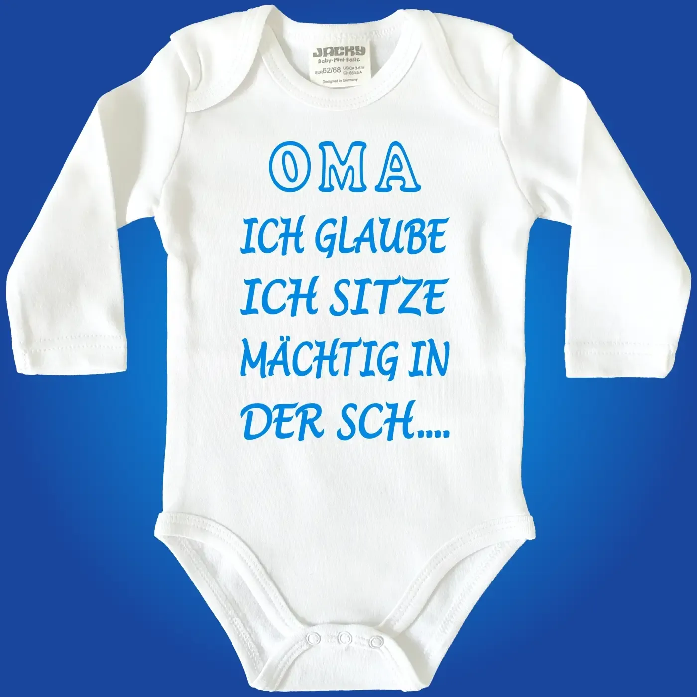 Baby‑Body mit frechem Text für Oma oder Opa