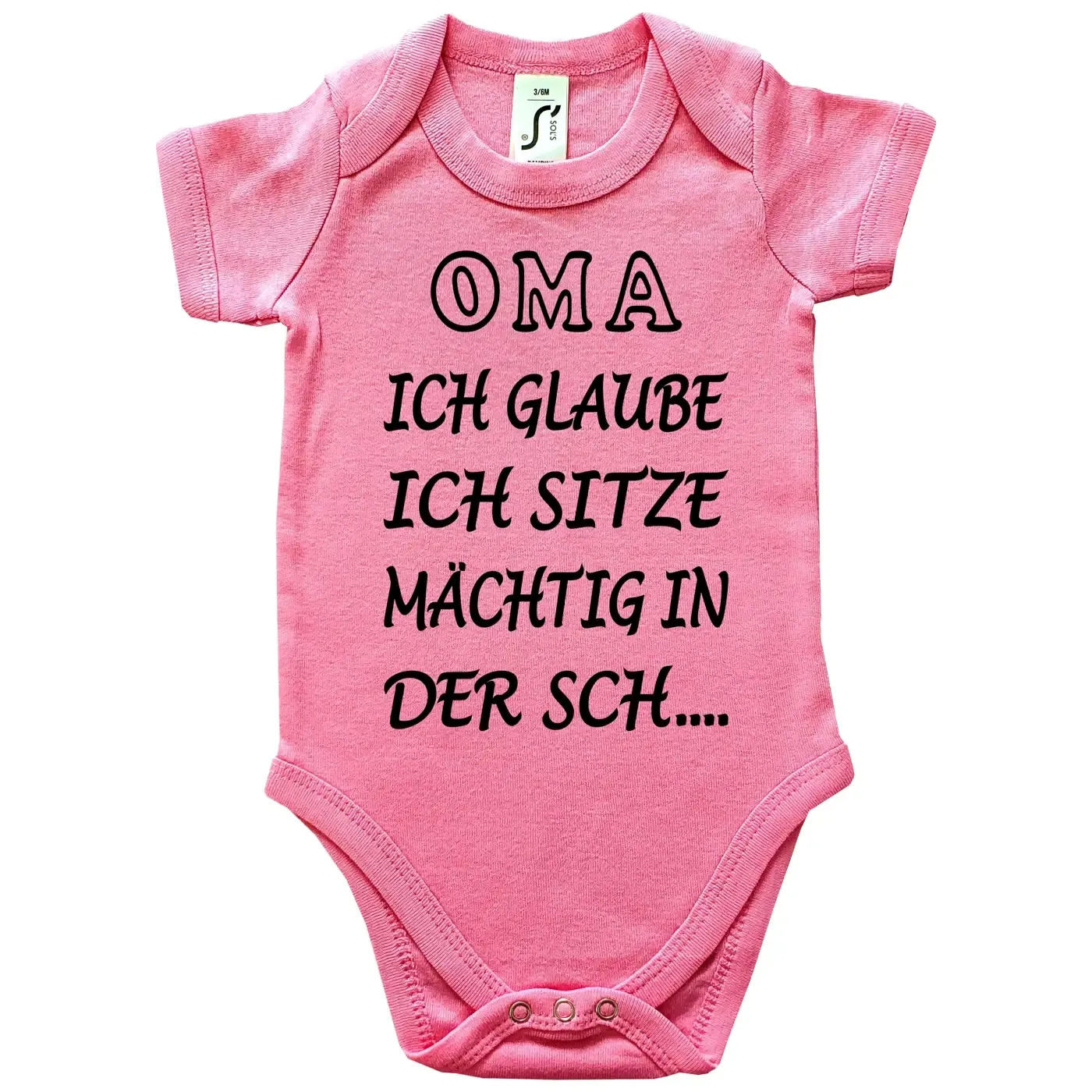 Baby-Body mit lustigem Spruch