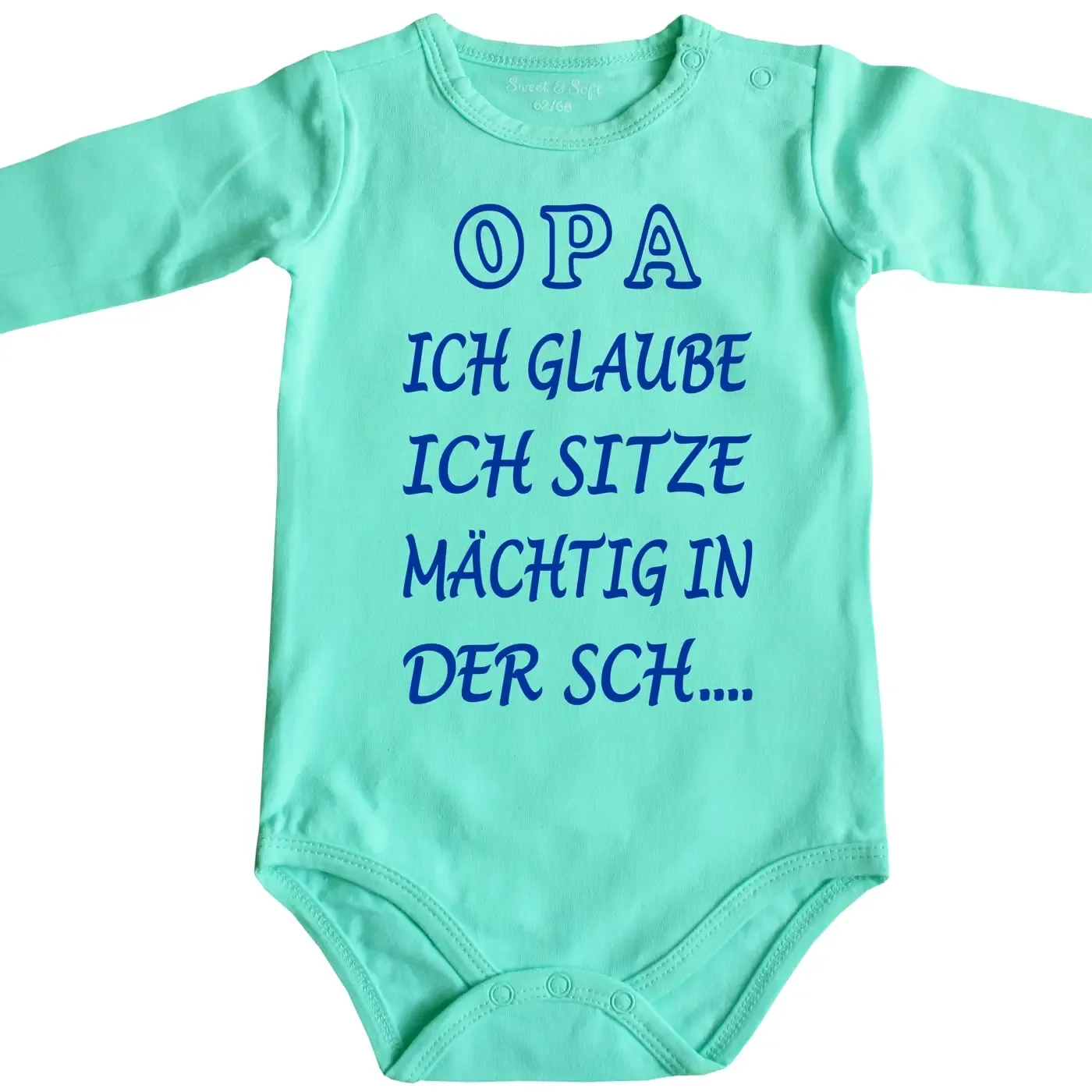 Baby‑Body mit frechem Text für Oma oder Opa