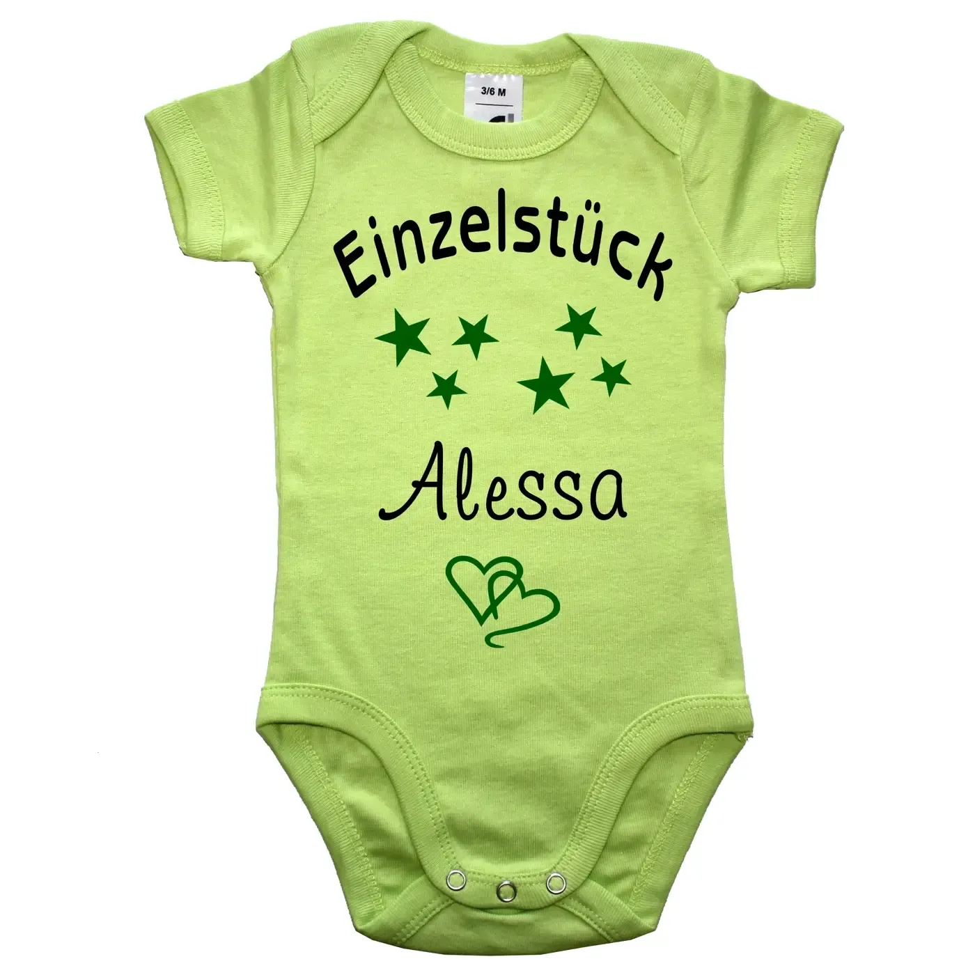 Baby-Body mit Wunschnamen - Personalisiert