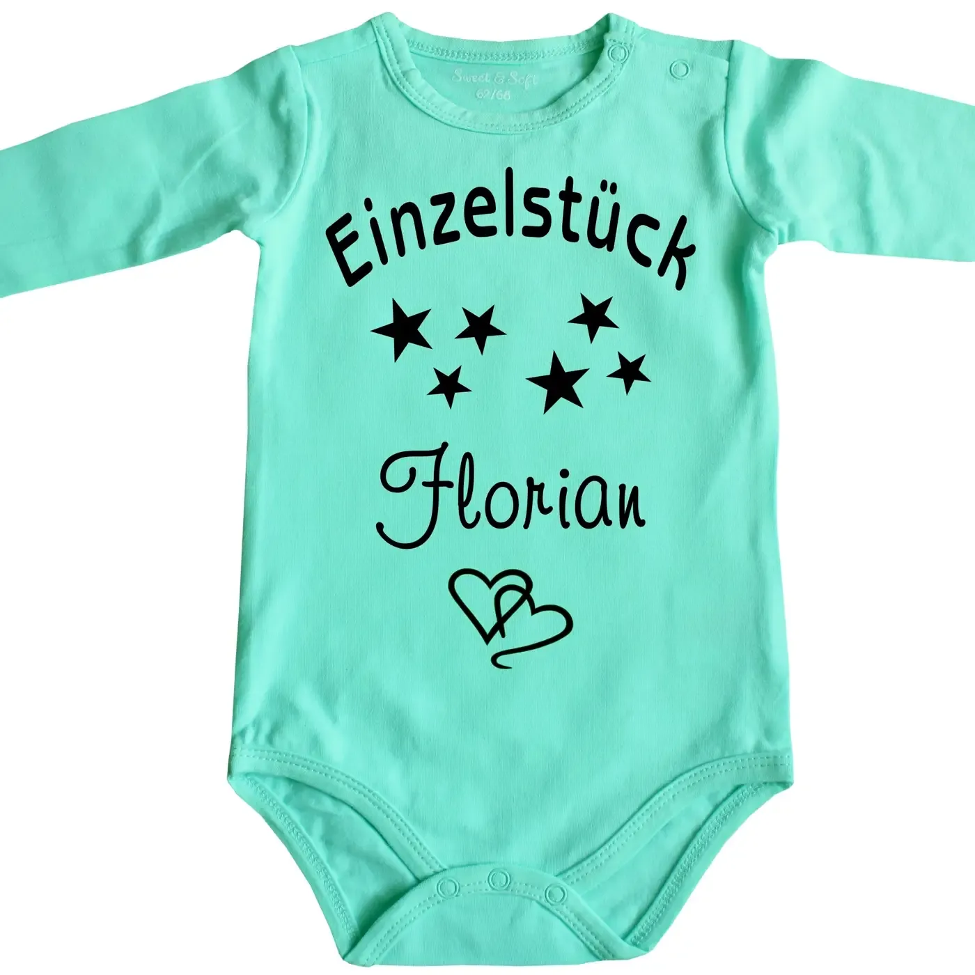 Baby-Body mit Wunschnamen - Personalisiert