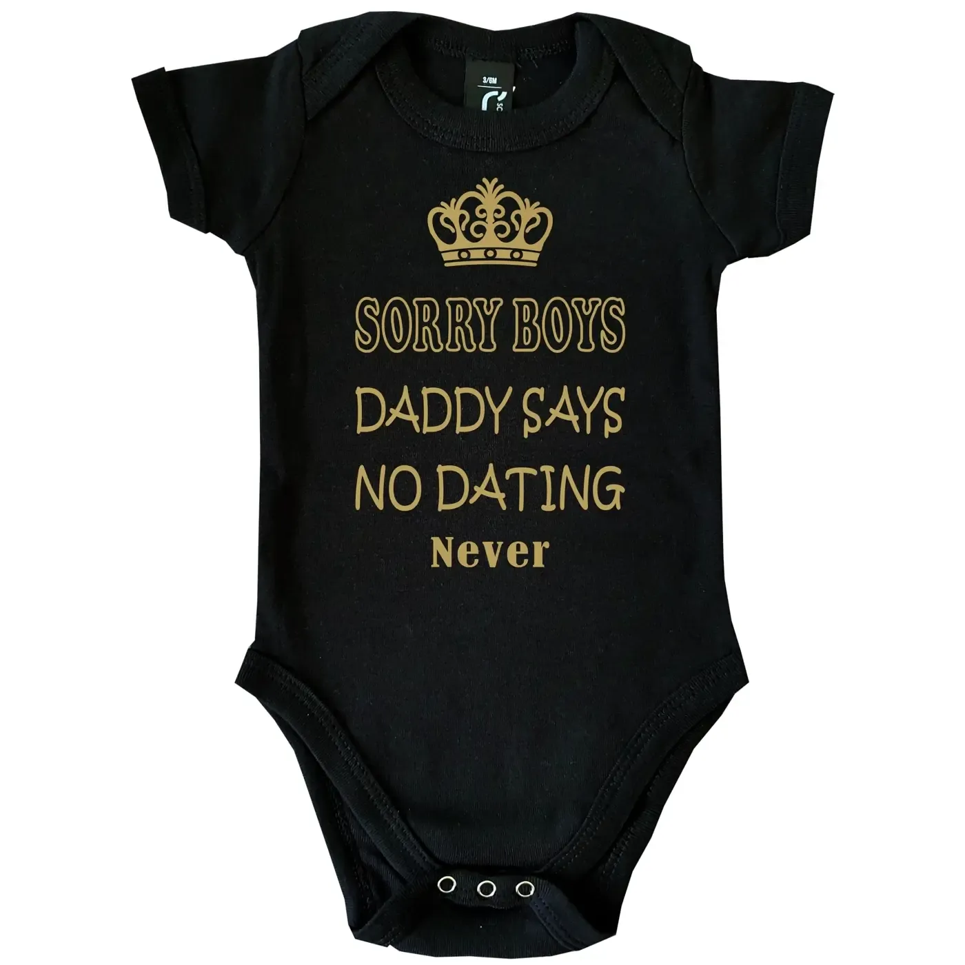 Baby‑Body No Dating Never mit Krone