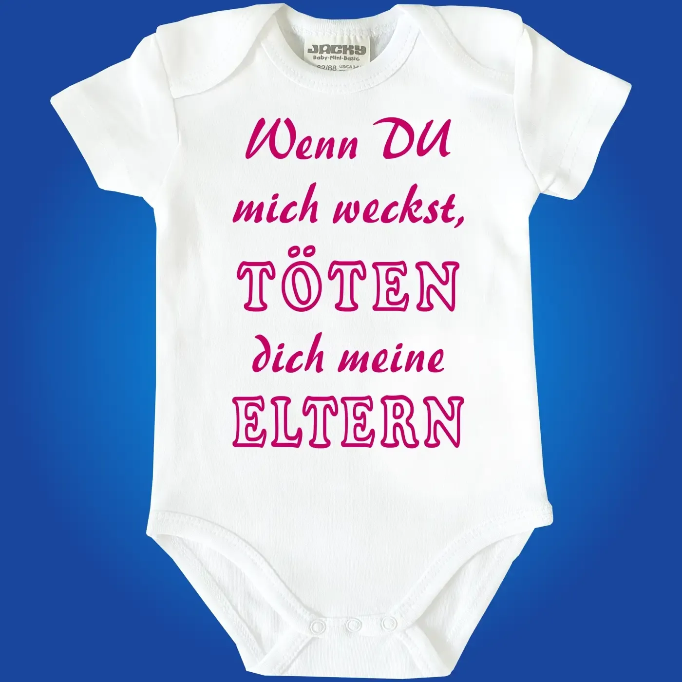 Baby‑Body mit Papa‑Spruch für humorvolle Familien