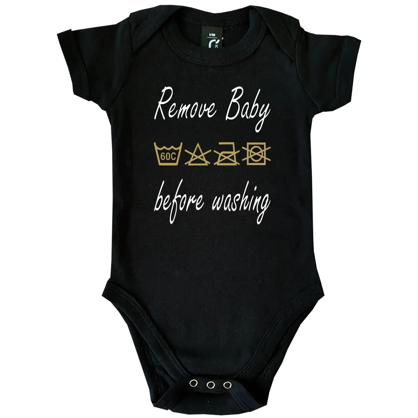 Babybody lustiger Text für junge Eltern