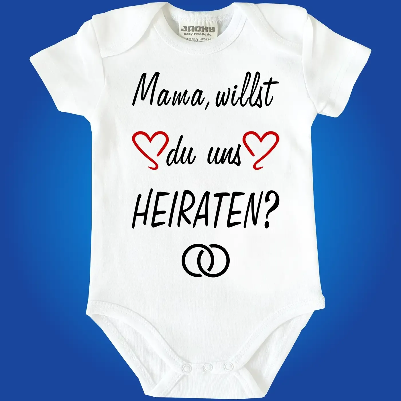 Baby-Body Heiratsantrag