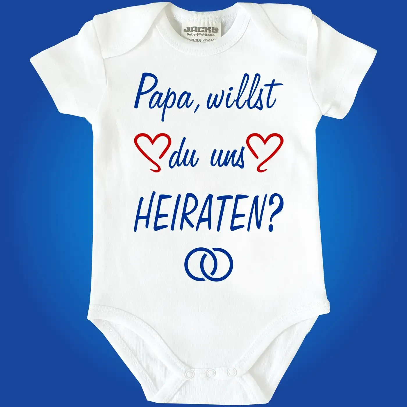 Babybody Hochzeitsantrag
