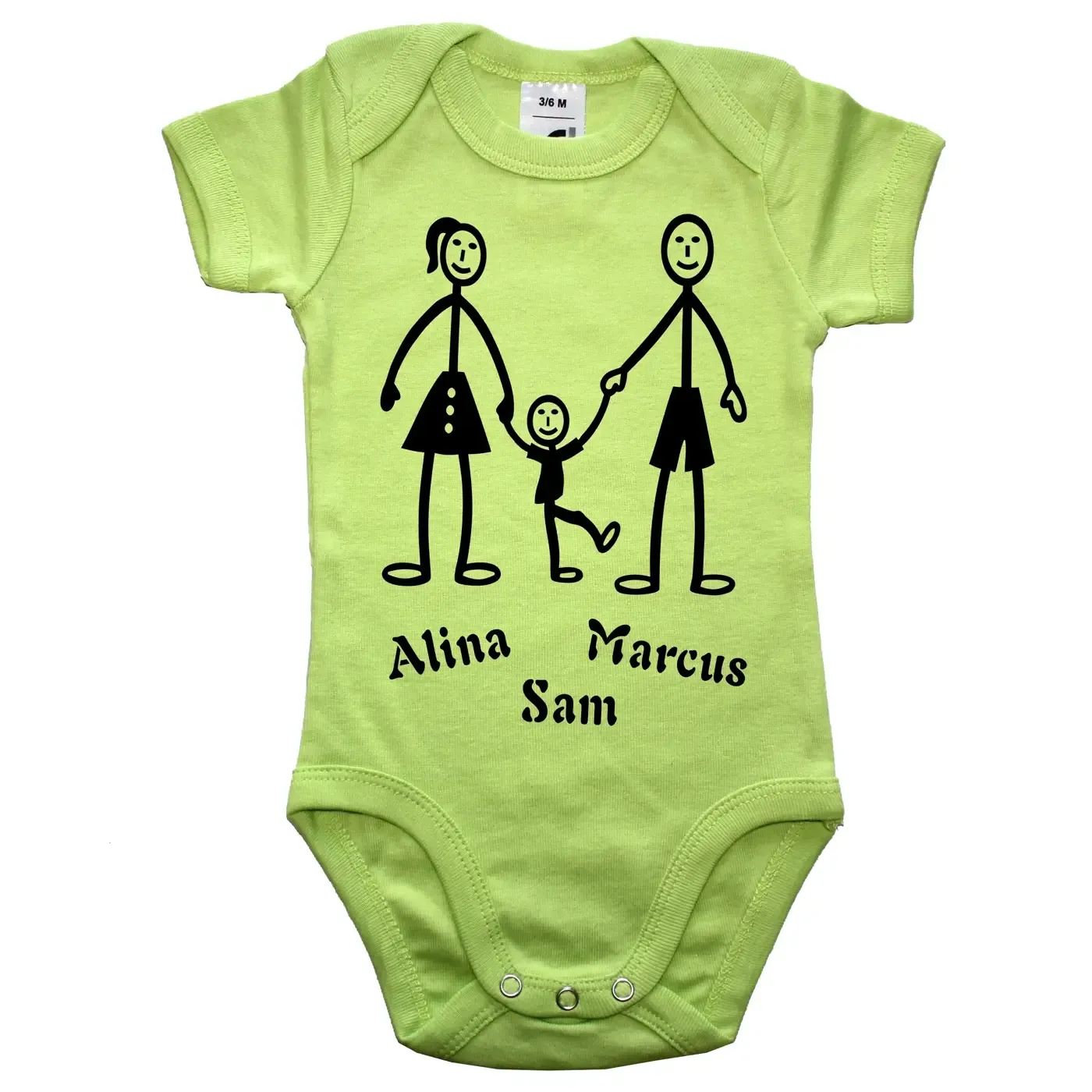 Baby-Body personalisiert Family