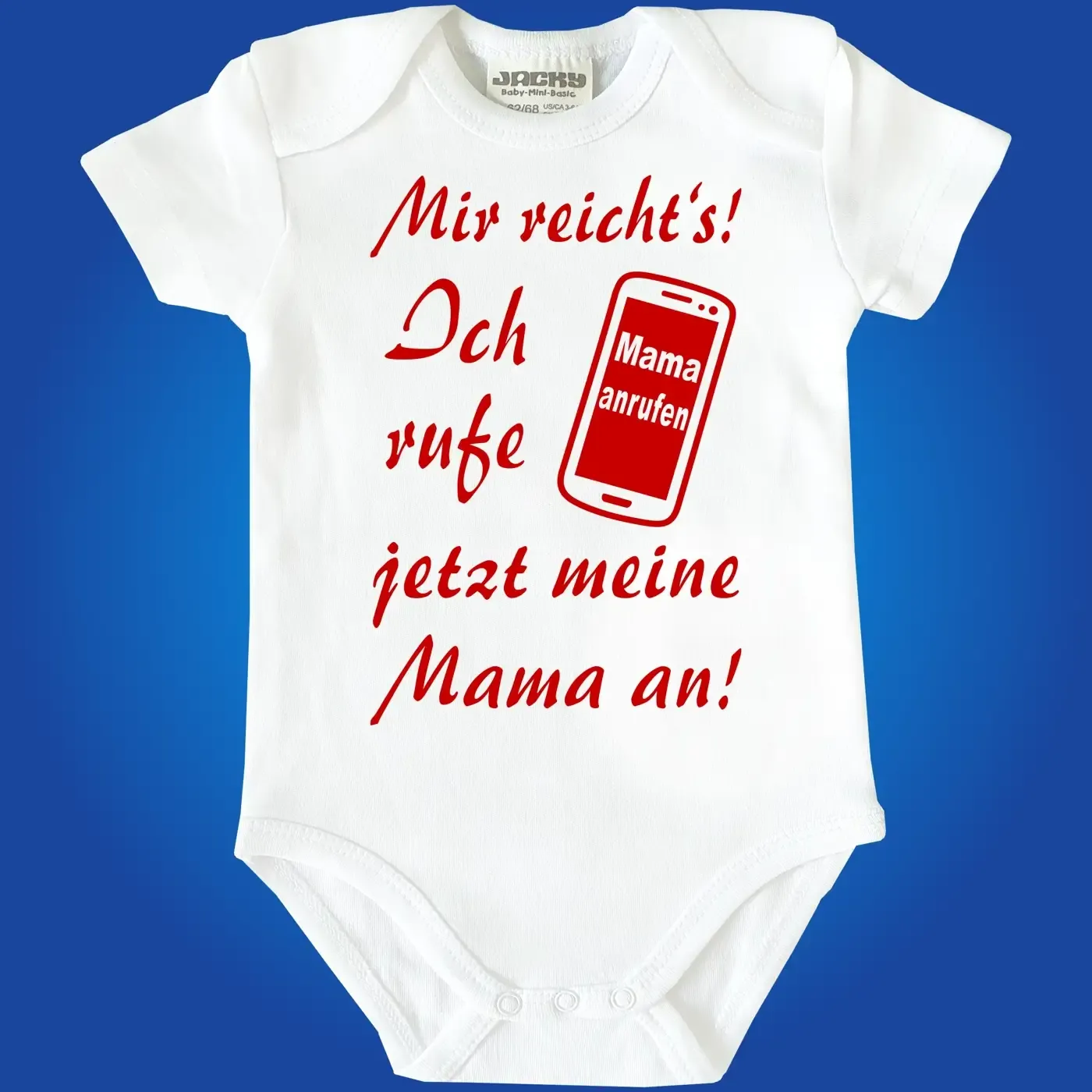 Baby‑Body mit humorvollem Spruch für Babys