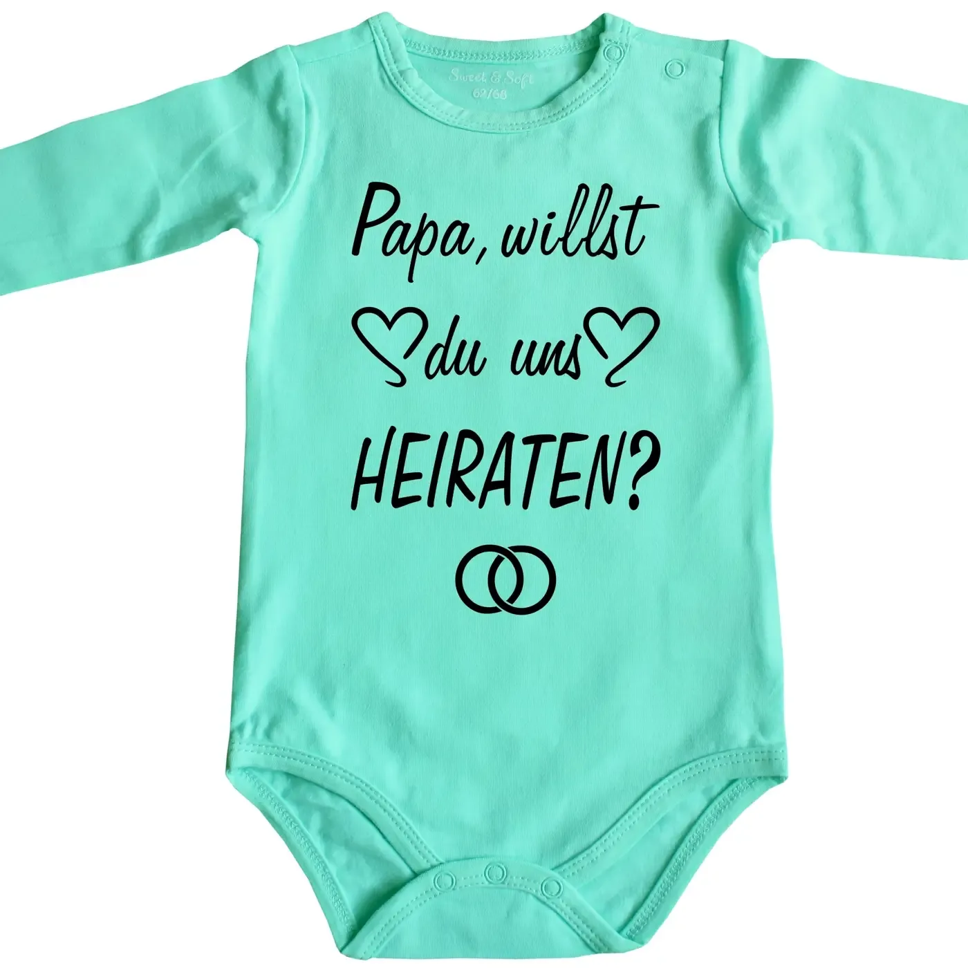 Baby‑Body für Heiratsantrag über das Kind